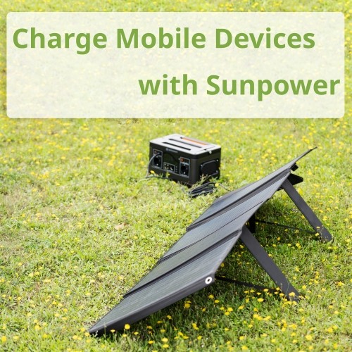 BRESSER mobilais saules lādētājs 120 vatu ar USB un līdzstrāvas izeju image 4