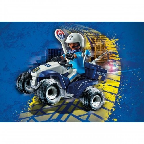Transportlīdzekļu Rotaļu Komplekts Playmobil Speed Quad City Action 71092 Policists (21 pcs) image 4