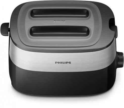 PHILIPS Daily Collection Tosteris, 830 W (melns) - HD2517/90 image 4