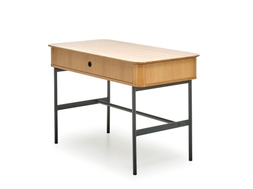 Halmar SMART B-1 desk color: natural oak - black image 4