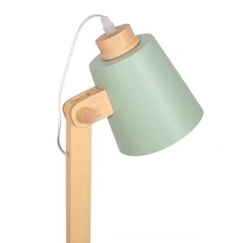 Galda lampa DKD Home Decor Dabisks Rozā Metāls Koks Zaļš (2 gb.) (18 x 20 x 45 cm) image 4