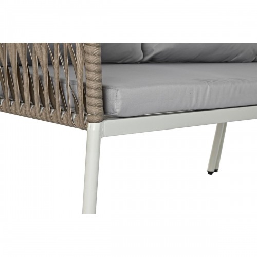 Набор из дивана и стола DKD Home Decor Стеклянный синтетический ротанг Сталь (190 x 190 x 70 cm) image 4