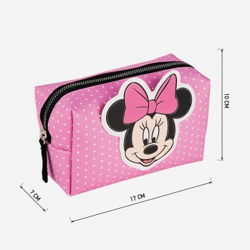 Дорожный несессер Minnie Mouse Розовый (17 x 10 x 7 cm) image 4