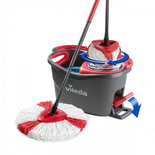 Mop with Bucket Vileda Turbo Easywriting & Clean polipropilēns image 4