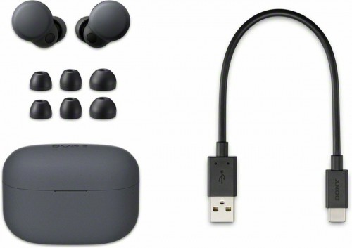 Sony wireless earbuds LinkBuds S WF-LS900, black image 4