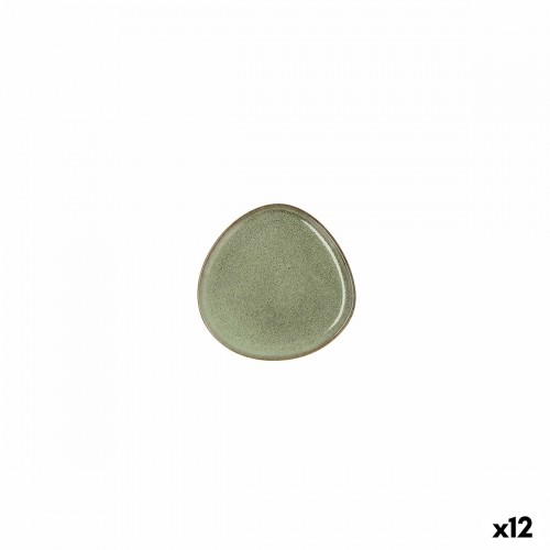 Плоская тарелка Bidasoa Ikonic Keramika Zaļš (11 x 11 cm) (Pack 12x) image 4