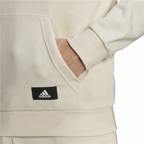 Vīriešu Sporta Krekls ar Kapuci Adidas Future Icons Bēšs image 4