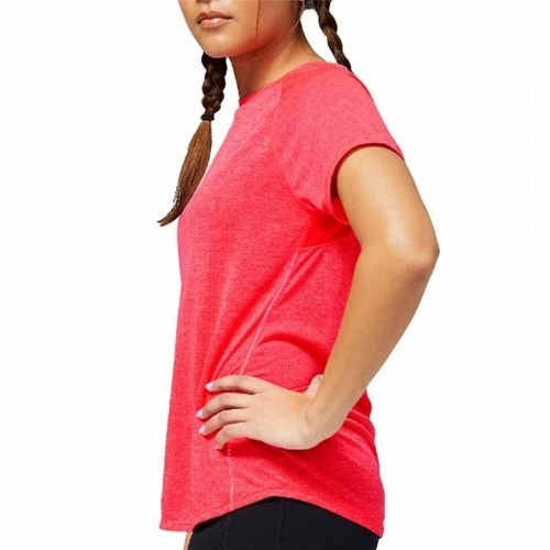 Sieviešu Krekls ar Īsām Piedurknēm New Balance Impact Run Oranžs image 4