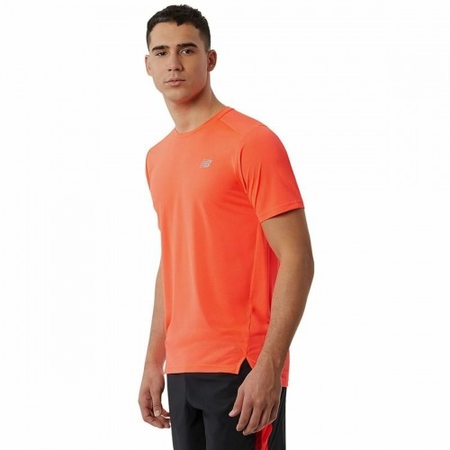Vīriešu Krekls ar Īsām Piedurknēm New Balance Accelerate Oranžs image 4
