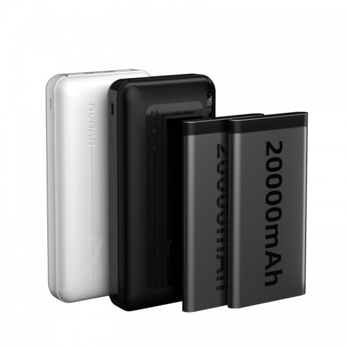 Dudao power bank 20000 mAh Power Delivery 20 W Quick Charge 3.0 2x USB | USB Type C white (K12PQ + white) image 4