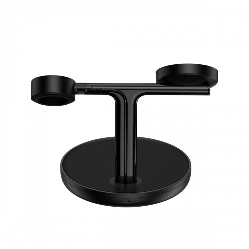 Baseus Swan stand 3in1 magnetic charger with USB Type C cable 1m black (WXTE000101) image 4