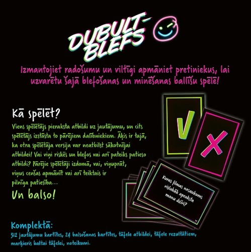 Trefl Games TREFL Настольная игра Двойной блеф (на латышском языке) image 4
