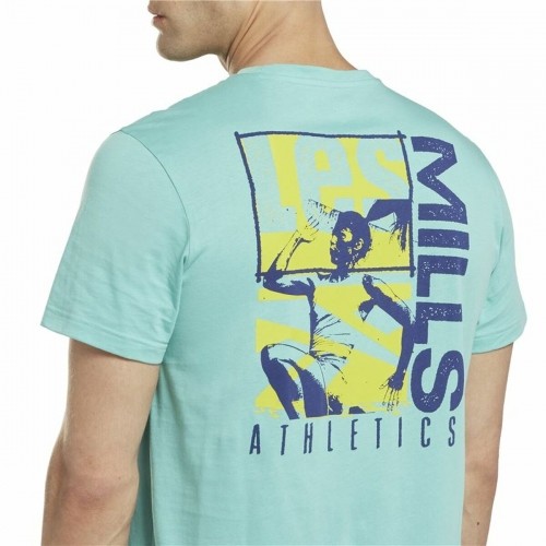 Vīriešu Krekls ar Īsām Piedurknēm Reebok Graphic Les Mills® Aquamarine image 4