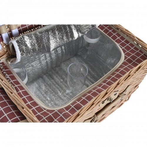 Grozs DKD Home Decor Pikniks Dabisks Sarkans pīts (44 x 30 x 22 cm) image 4