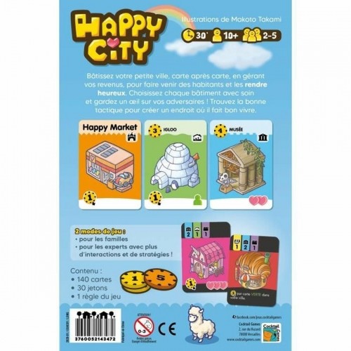 Spēlētāji Asmodee Happy City (FR) image 4