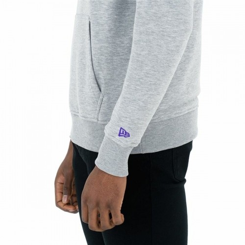 Unisex Sporta Krekls ar Kapuci New Era LA Lakers Pelēks image 4