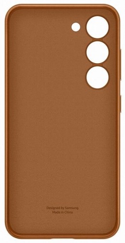 EF-VS911LAE Samsung Leather Cover for Galaxy S23 Camel image 4