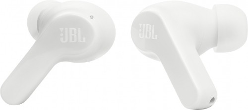 JBL wireless earbuds Wave Beam, white image 4