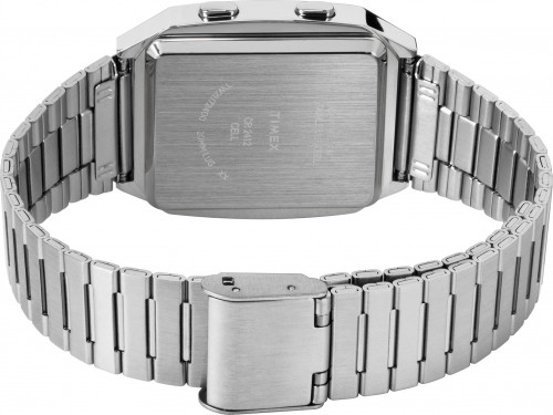 Q Timex Reissue Digital LCA  Nerūsējošā tērauda rokassprādzes  pulkstenis TW2U72400 
