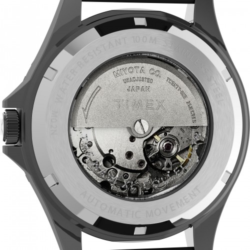 Timex Navi XL Automatic 41mm Sintētiskās gumijas siksnas pulkstenis TW2U99900 image 4