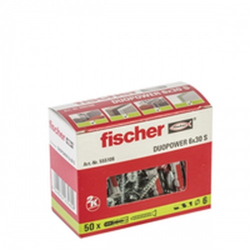 Sienas spraudņi un skrūves Fischer duopower 50 Sienas spraudņi un skrūves (4,5 x 40 mm) image 4