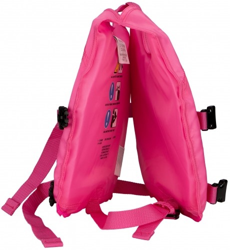 Swimming vest for children WAIMEA 52ZB ROZ 3-6 years 18-30 kg Pink/Orange/Black image 3
