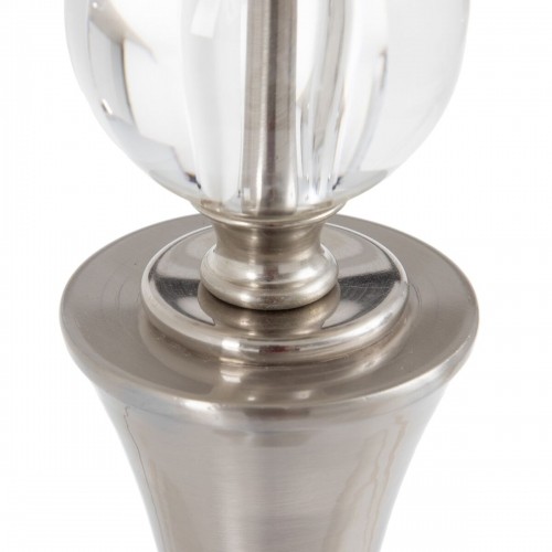 Bigbuy Home Galda lampa 30 x 30 x 67 cm Sintētiska Auduma Metāls Sudrabs image 4