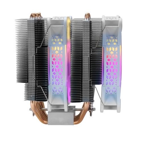 Mars Gaming MCPU-XT CPU Cooler Dual Tower Cooling 300W 2x120mm ARGB Dzesētājs procesoram image 4
