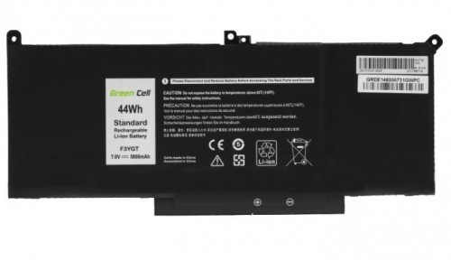 Green Cell Battery for Dell Latitude 7290 7380 7480 7490 F3YGT 7,6V 5800mAh image 4