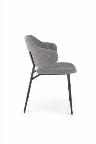 Halmar K497 chair, light grey image 4