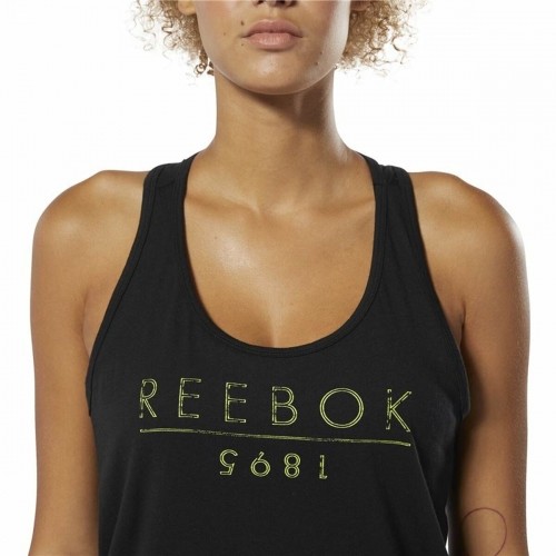 Женская футболка без рукавов Reebok 1895 Race Чёрный image 4
