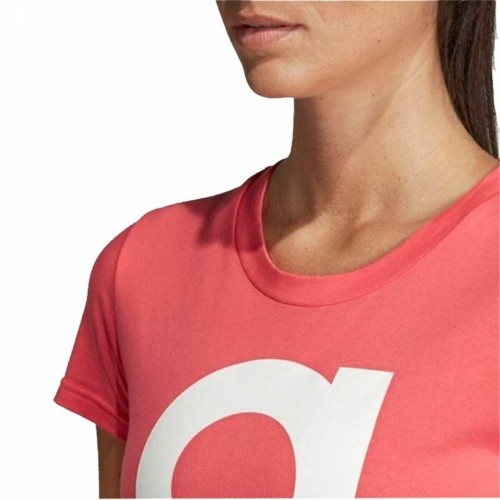 Sieviešu Krekls ar Īsām Piedurknēm Adidas Essentials Gaiši Rozā image 4