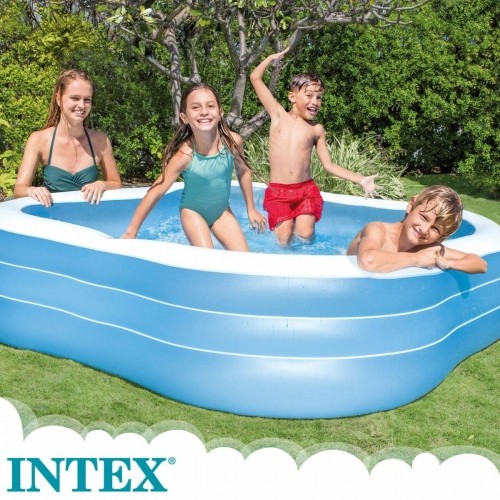 Надувной бассейн Intex Синий 229 x 56 x 229 cm 1250 L (2 штук) image 4