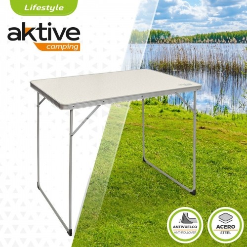 Складной стол Aktive Белый 80 x 70 x 60 cm (4 штук) image 4