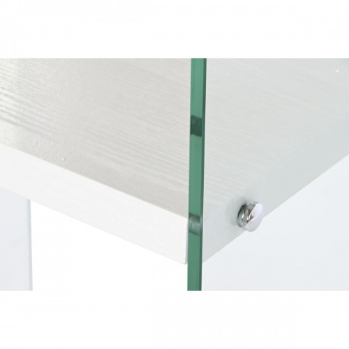 Полка DKD Home Decor Белый Прозрачный Стеклянный Деревянный MDF 40 x 30 x 180 cm image 4