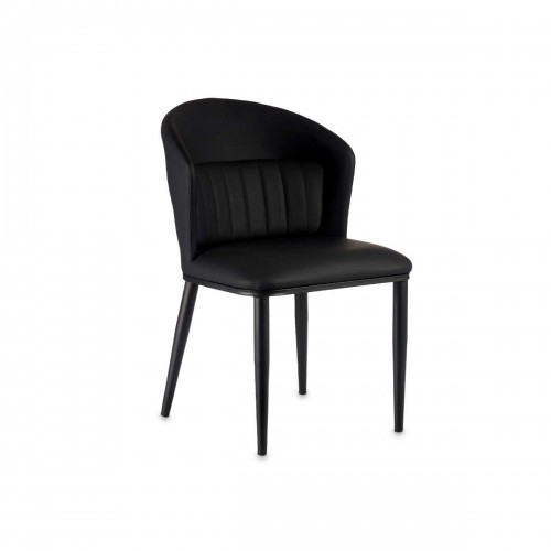 Gift Decor atzveltnes krēsls Apaļš Melns Tērauds 51 x 83,5 x 54 cm (2 gb.) image 4