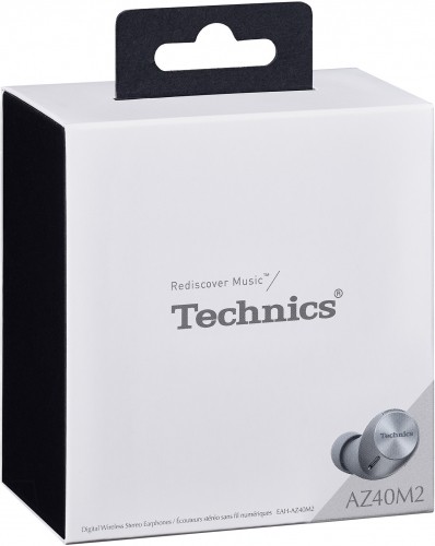 Technics wireless earbuds EAH-AZ40M2ES, silver image 4