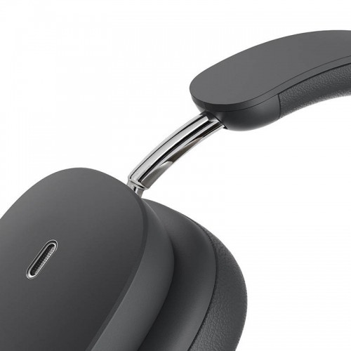 Wireless headphones Baseus Bowie H1 Bluetooth 5.2, ANC (gray) image 4