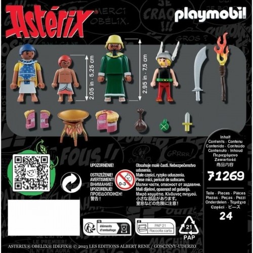 Playset Playmobil Asterix: Amonbofis and the poisoned cake 71268 24 Daudzums image 4
