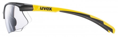 Velosipedu brilles Uvex sportstyle 802 V black matt-sunbee/ smoke image 4