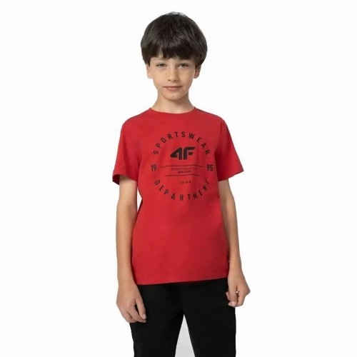Bērnu Krekls ar Īsām Piedurknēm 4F M294  Sarkans image 4