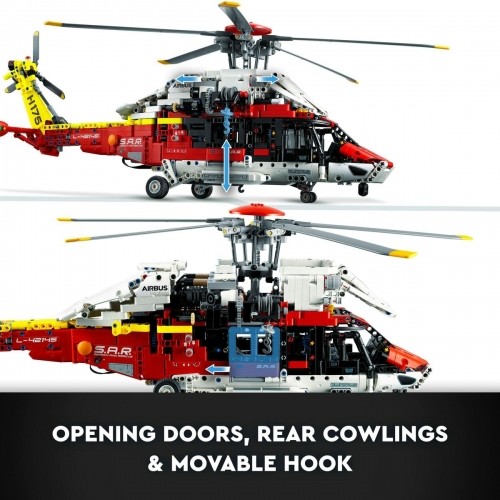Transportlīdzekļu Rotaļu Komplekts   Lego Technic 42145 Airbus H175 Rescue Helicopter         2001 Daudzums image 4