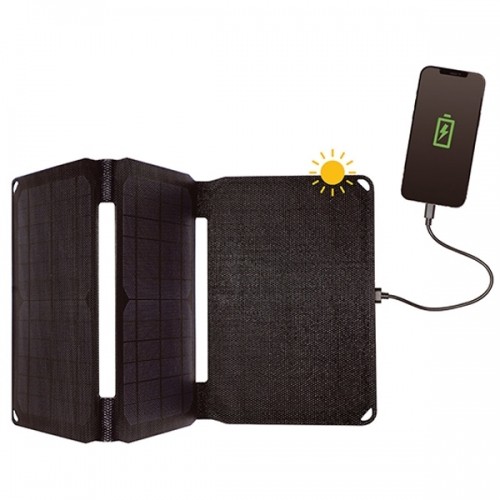 4smarts Panel słoneczny VoltSolar 20W 2x USB-A Black 456216 image 4