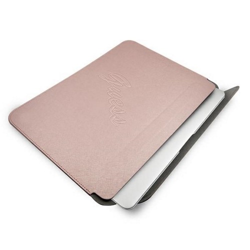 OEM Original GUESS Laptop Sleeve Saffiano Script GUCS13PUSASPI 13 inches pink image 4