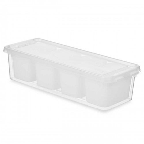 Kinvara Органайзер для холодильника Белый Прозрачный Пластик 37,5 x 9 x 14,3 cm (12 штук) image 4