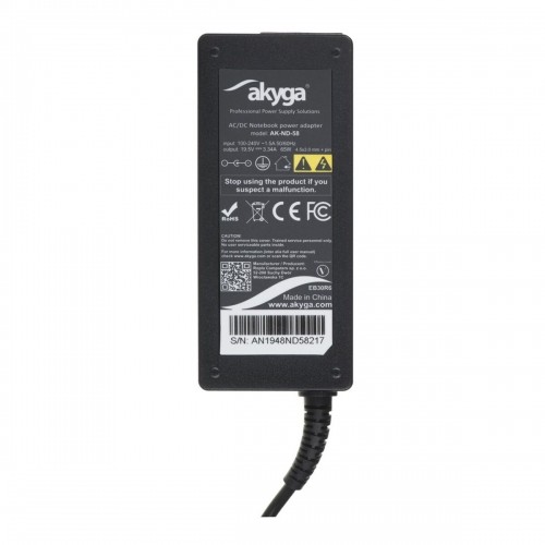 Зарядное устройство для ноутбука Akyga AK-ND-58 65 W image 4