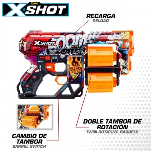 Šautriņu ierocis Zuru X-Shot Dread 32 x 18,5 x 0,6 cm (6 gb.) image 4