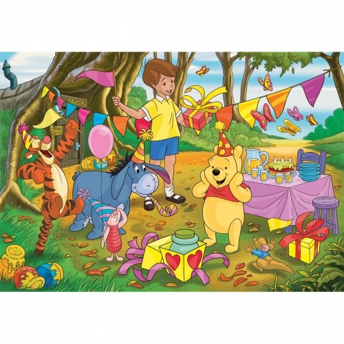 Puzle un domino komplekts Winnie The Pooh Clementoni 24201 SuperColor Maxi 24 Daudzums image 4
