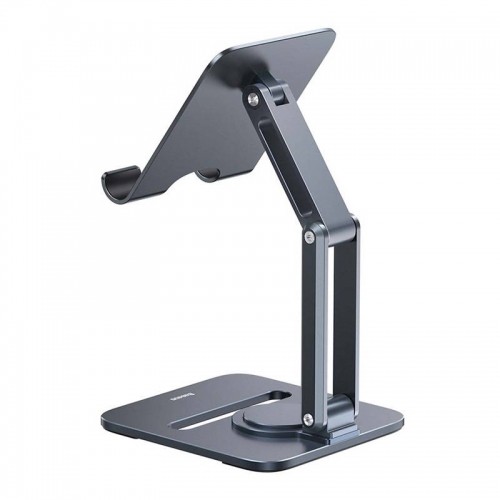 Desktop Biaxial Foldable Metal Stand Baseus (for Tablets) Space Grey image 4