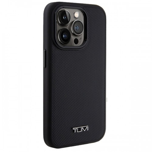 Tumi TUHMP15LRBAK iPhone 15 Pro 6.1" czarny|black hardcase Leather Balistic Pattern MagSafe image 4